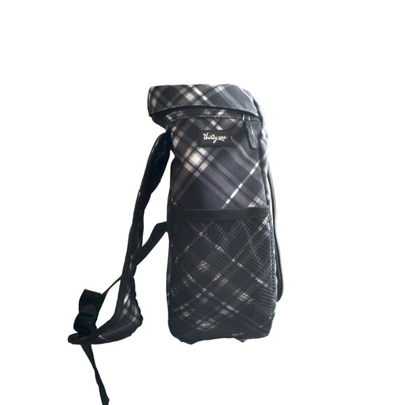 Thirty-One Backpack Black White Travel Camera Diaper Bag Removable Interior - Picture 11 of 12